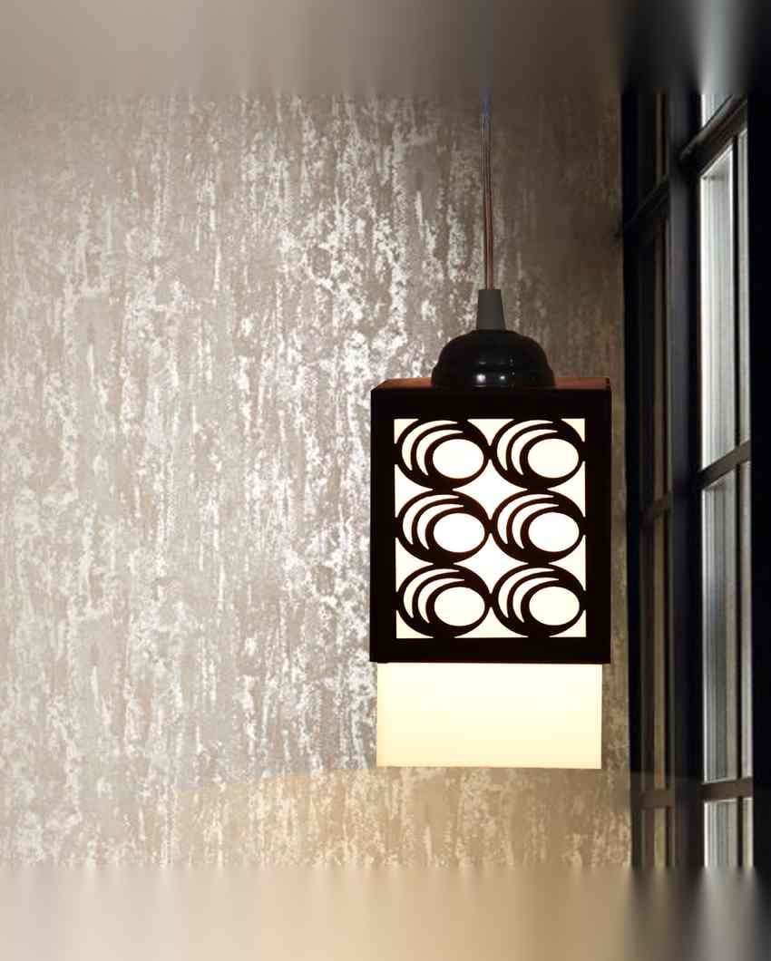 Ambiente 3 Lights Wooden Premium Hallway Ceiling Lamp | 5 x 6 x 32 inches