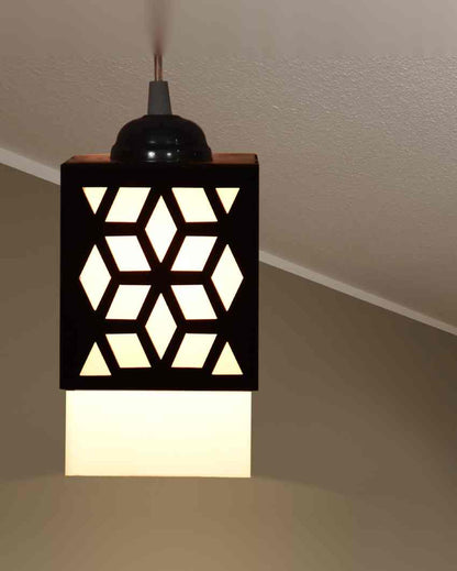 Ambiente 3 Lights Wooden Premium Hallway Ceiling Lamp | 5 x 6 x 32 inches