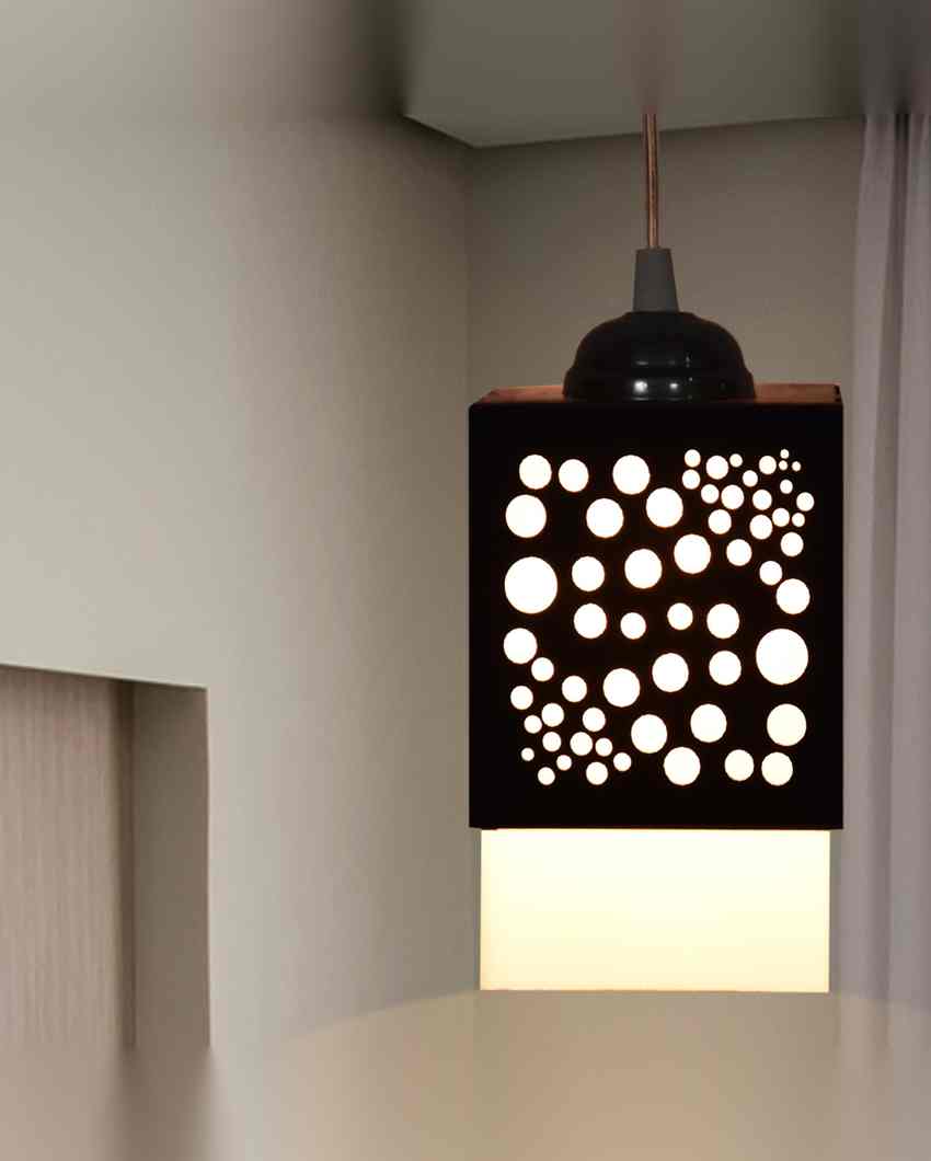 Ästhetik 3 Shades Wooden Pendant Hanging Ceiling Lamp | 5 x 6 x 32 inches