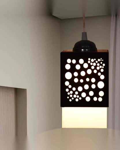 Ambiental 3 Lights Wooden Premium Hallway Ceiling Lamp | 5 x 6 x 32 inches