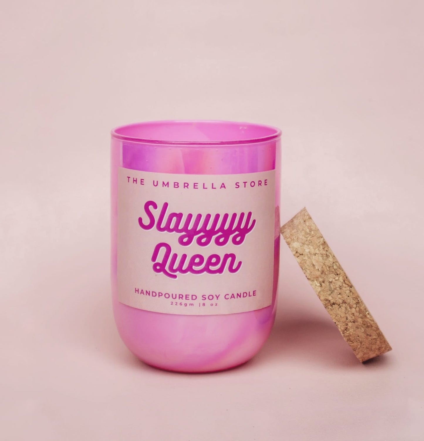 Slayyy Queen Scented Candle | Single |  3.5 x 2.5 x 5 Inches