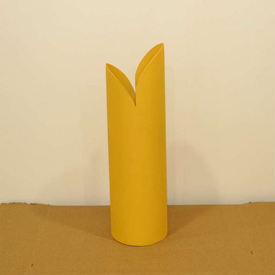 Beautiful Crafted Yellow Shade Vase | 4 x 13 inches