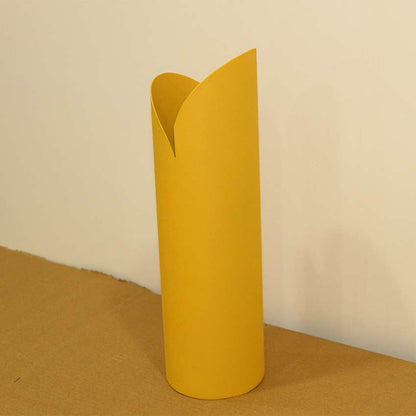 Beautiful Crafted Yellow Shade Vase | 4 x 13 inches