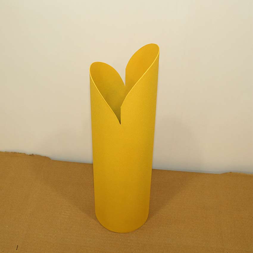 Beautiful Crafted Yellow Shade Vase | 4 x 13 inches