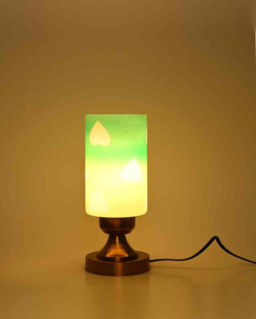 Daisy Designer LED Compatible Table Lamp With Glass Shade | 4 x 11 inches