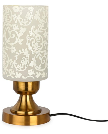 Astero Designer LED Compatible Table Lamp With Glass Shade | 4 x 11 inches