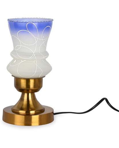 Rose Decorative Home LED Compatible Stylish Night Table Lamp | 4 x 10 inches