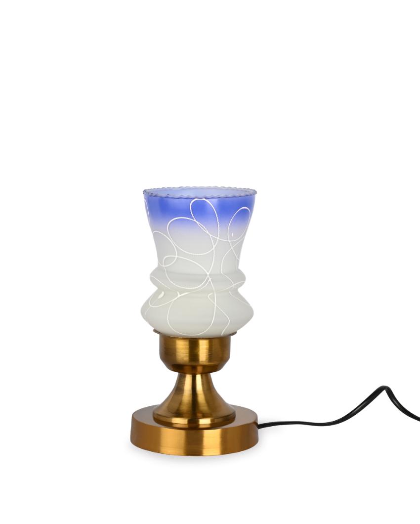 Rose Decorative Home LED Compatible Stylish Night Table Lamp | 4 x 10 inches