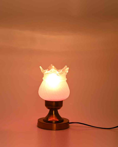 Jasmine Decorative Home LED Compatible Stylish Night Table Lamp | 4 x 9 inches