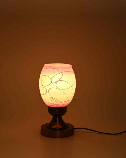 Asters Decorative Home LED Compatible Stylish Night Table Lamp | 4 x 10 inches