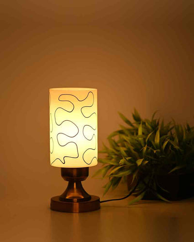 Caléndula Decorative Home LED Compatible Stylish Night Table Lamp | 4 x 10 inches