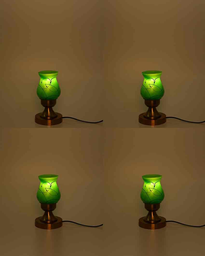 Azalera Decorative Home LED Compatible Stylish Night Table Lamp | 4 x 10 inches