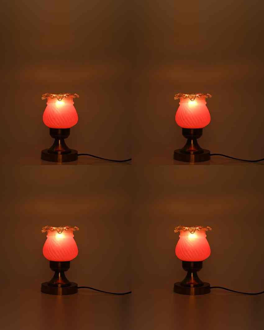 Camelia Decorative Home LED Compatible Stylish Night Table Lamp | 4 x 9 inches