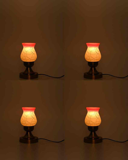 Rosa Decorative Home LED Compatible Stylish Night Table Lamp | 4 x 10 inches