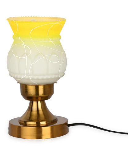 Girasole Decorative Home LED Compatible Stylish Night Table Lamp | 4 x 10 inches