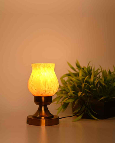 Viola Decorative Home LED Compatible Stylish Night Table Lamp | 4 x 10 inches