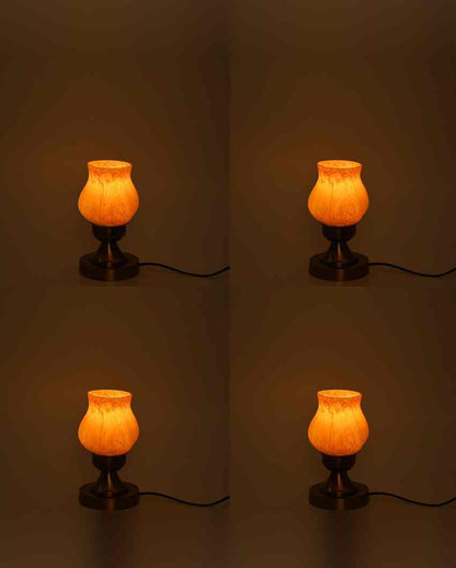 Viola Decorative Home LED Compatible Stylish Night Table Lamp | 4 x 10 inches