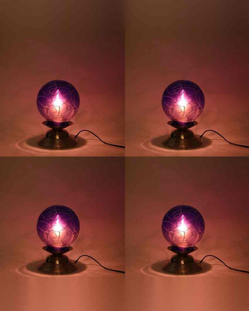 Garofano Decorative Home LED Compatible Stylish Night Table Lamp | 6 x 8 inches