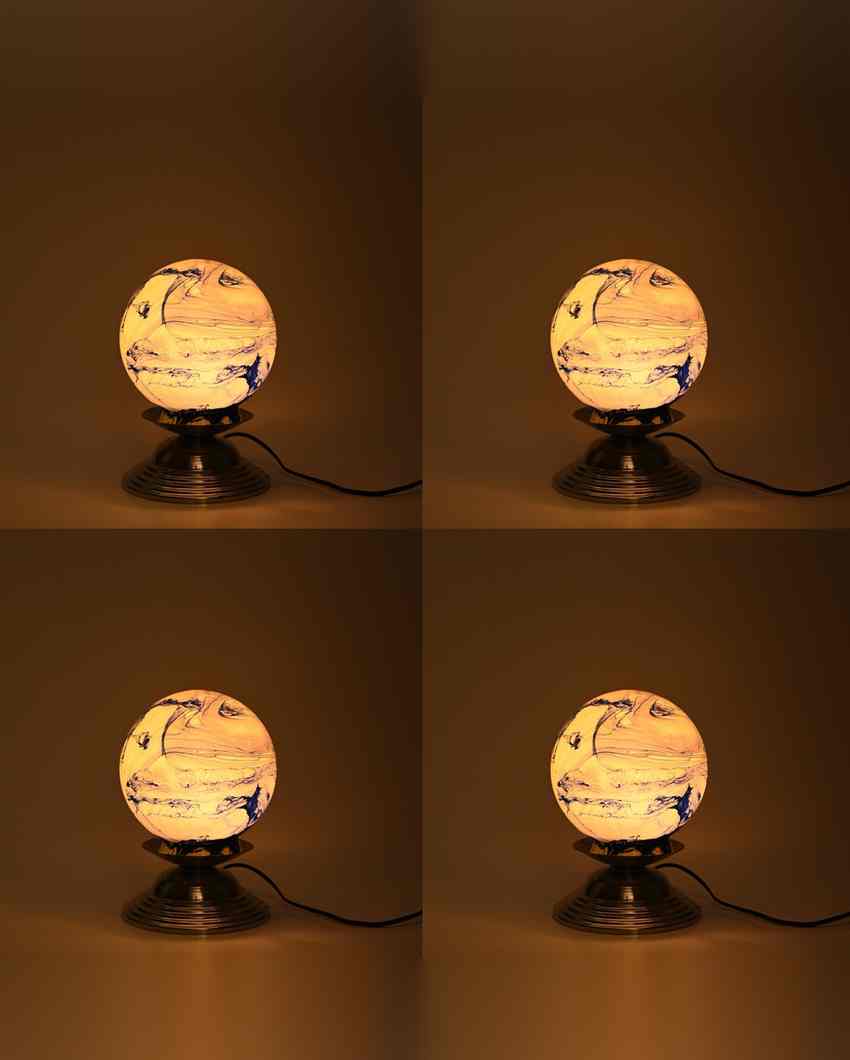 Azalea Decorative Home LED Compatible Stylish Night Table Lamp | 6 x 8 inches