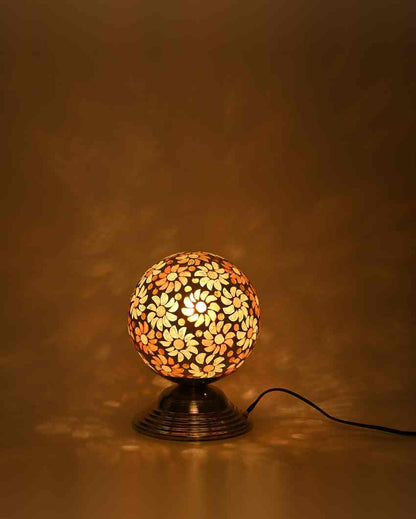 Begonia Decorative Home LED Compatible Stylish Night Table Lamp | 6 x 8 inches