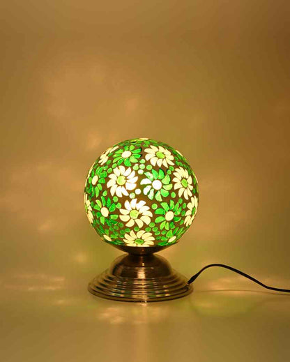 Loto Decorative Home LED Compatible Stylish Night Table Lamp | 6 x 8 inches