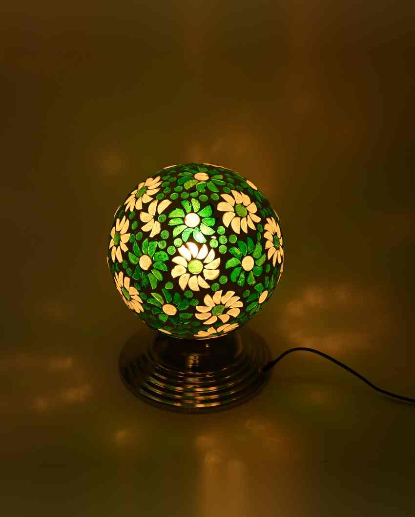 Loto Decorative Home LED Compatible Stylish Night Table Lamp | 6 x 8 inches