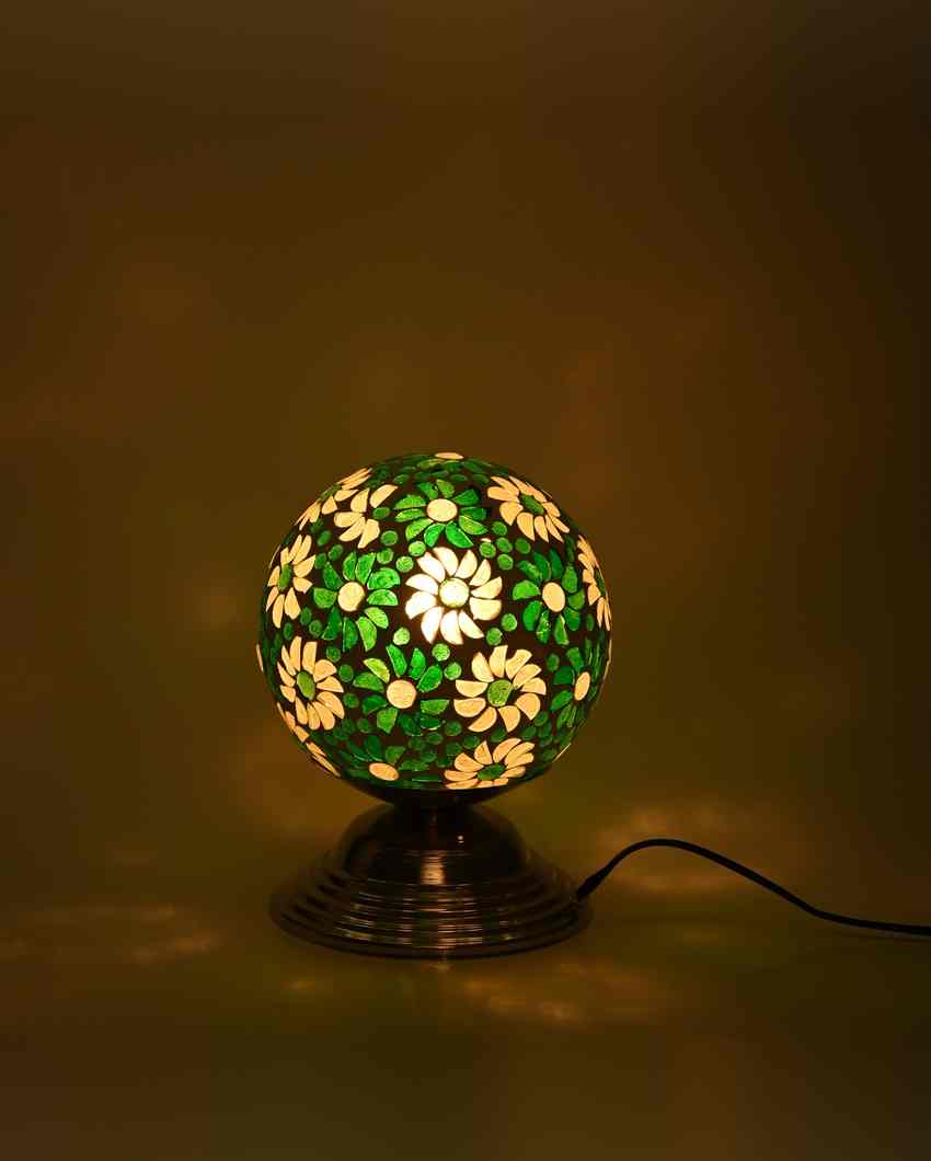 Loto Decorative Home LED Compatible Stylish Night Table Lamp | 6 x 8 inches