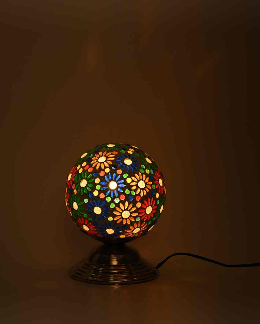 Zinnia Decorative Home LED Compatible Stylish Night Table Lamp | 6 x 8 inches