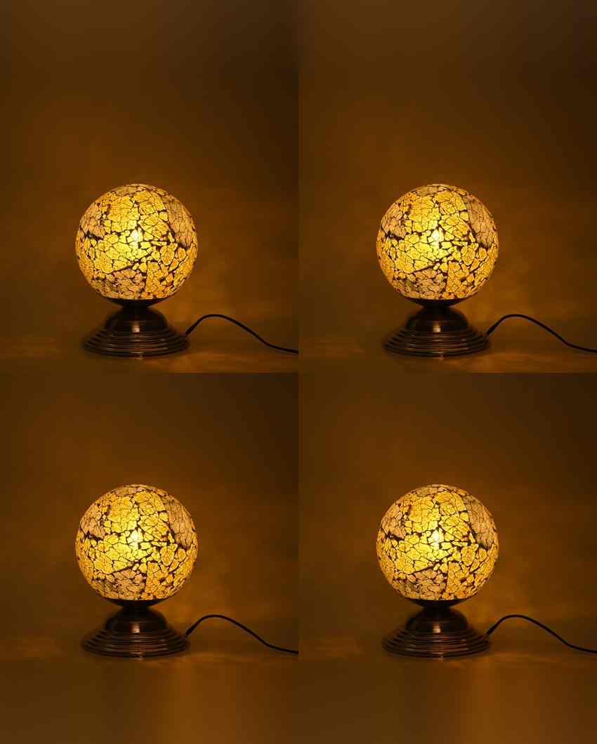 Mimosa Decorative Home LED Compatible Stylish Night Table Lamp | 6 x 8 inches