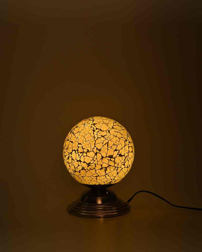 Crisántemo Decorative Home LED Compatible Stylish Night Table Lamp | 6 x 8 inches