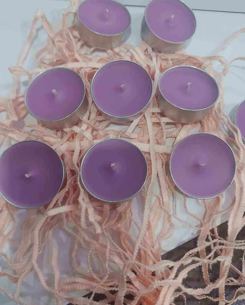 Lavender Scented Tea Light Candle | Set of 50 | 2 x 1 inches