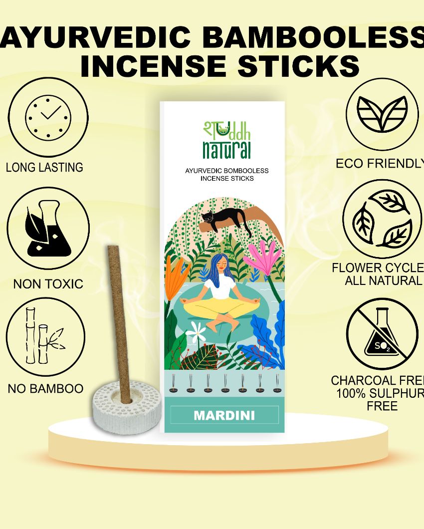 Lemongrass & Eucalyptus Bambooless Incense Sticks | 30 Sticks