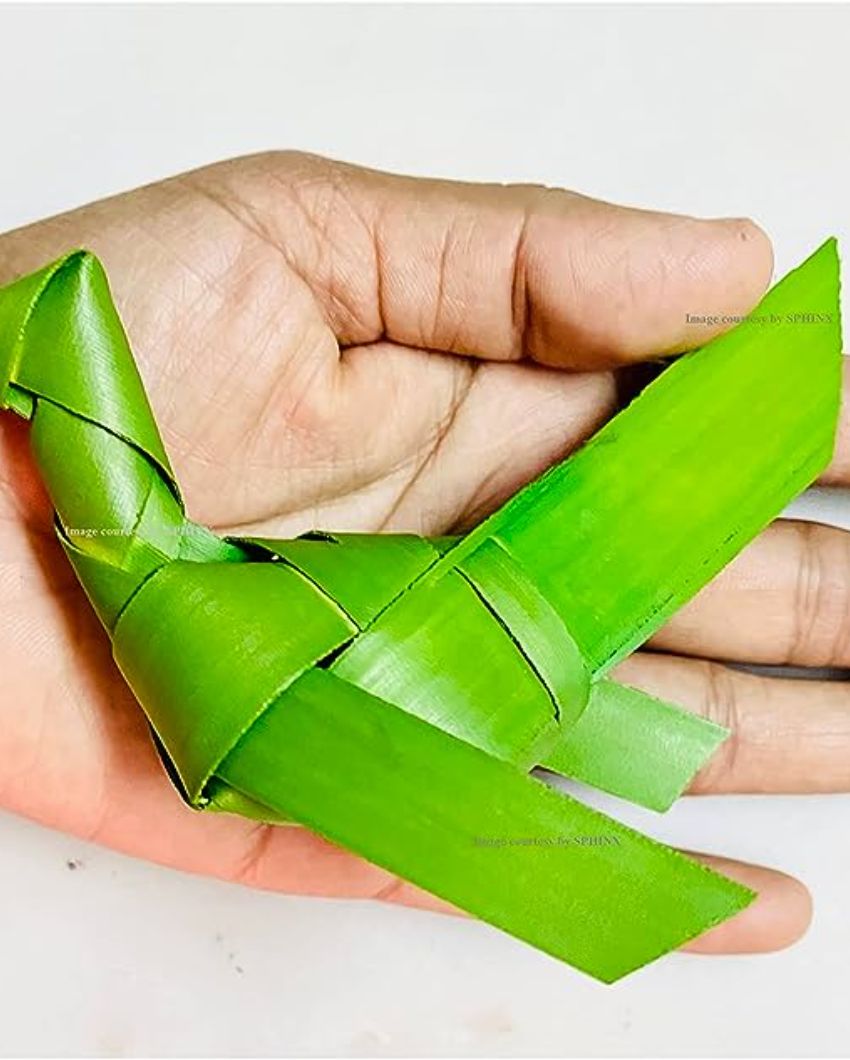 Hand Made Palm Leaf Parrot Bandhanwar I Diwali Decoration I Single