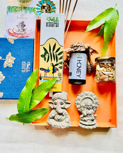 Festive Gift Box I Plantable Laxmi Ganesh I Diwali Hamper I Pack of 6