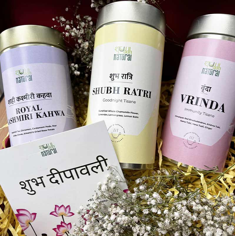 Festival Diwali Gift Hamper Tea Tisane | Set of 3 Default Title