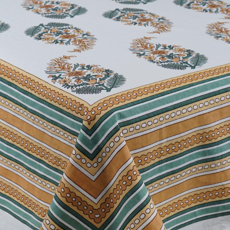 Jaipuri Hand Block Print Cotton Table Cover