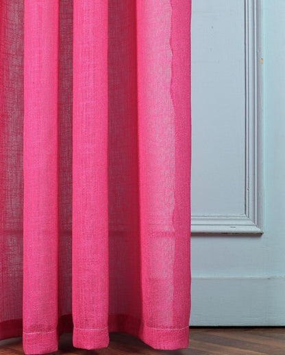 Vibrant Orange and Pink Curtain for a Bold Look