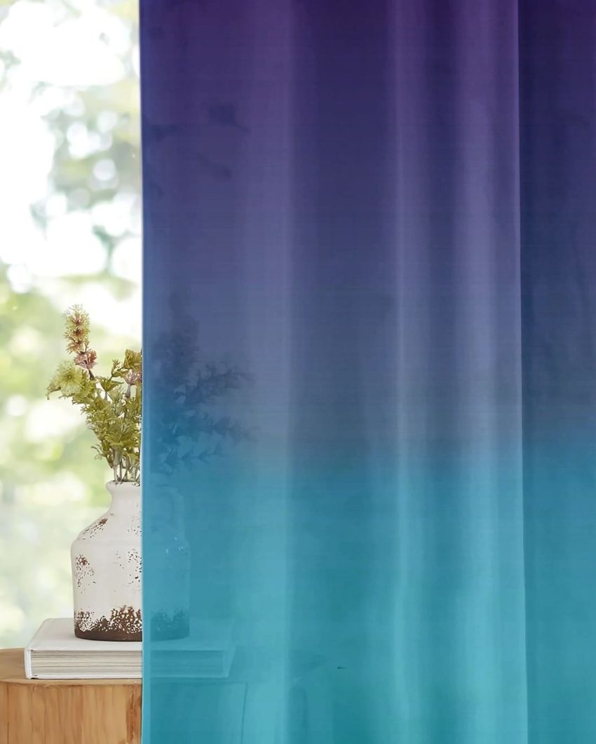 Elegant Purple and Blue Curtain for a Sophisticated Look