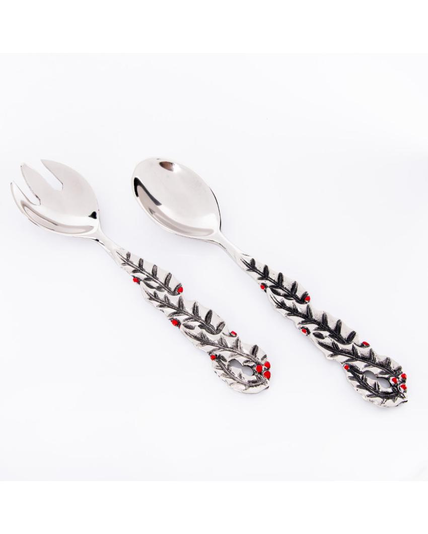 Functional Merry Mix Salad Server | Set of 2 | 12 x 3 x 1 inches