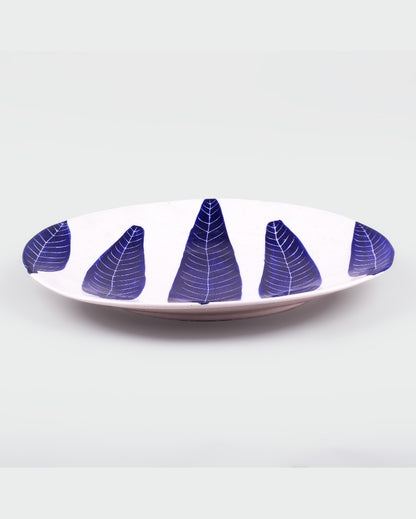 Classic Blue Ceramic Dinner Plates