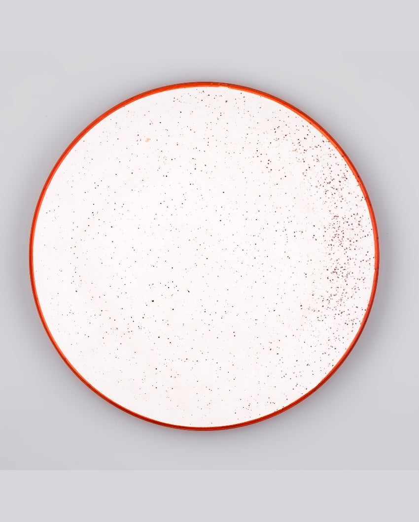 Clean White Ceramic Dinner Plates | 10 inches