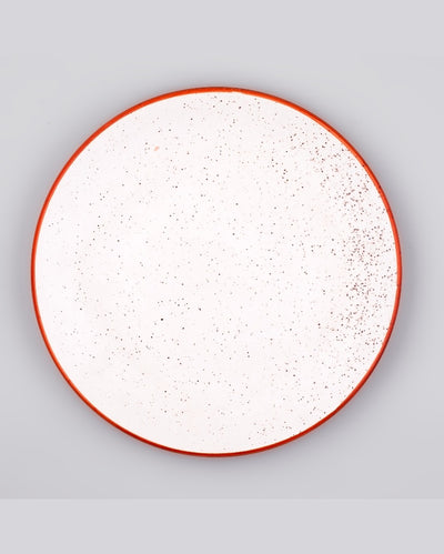 Clean White Ceramic Dinner Plates | 10 inches