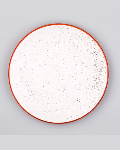 Clean White Ceramic Dinner Plates | 10 inches