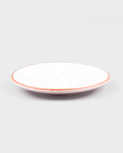 Clean White Ceramic Dinner Plates | 10 inches