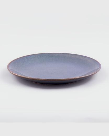 Deep Dark Grey Ceramic Dinner Plates | 10 inches