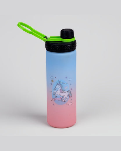 Vibrant Blue & Pink Plastic Water Bottles | 3 x 10 inches | 900ml