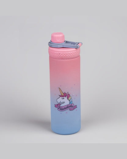 Charming Pink & Blue Plastic Water Bottles | 3 x 10 inches | 900ml