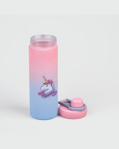 Charming Pink & Blue Plastic Water Bottles | 3 x 10 inches | 900ml