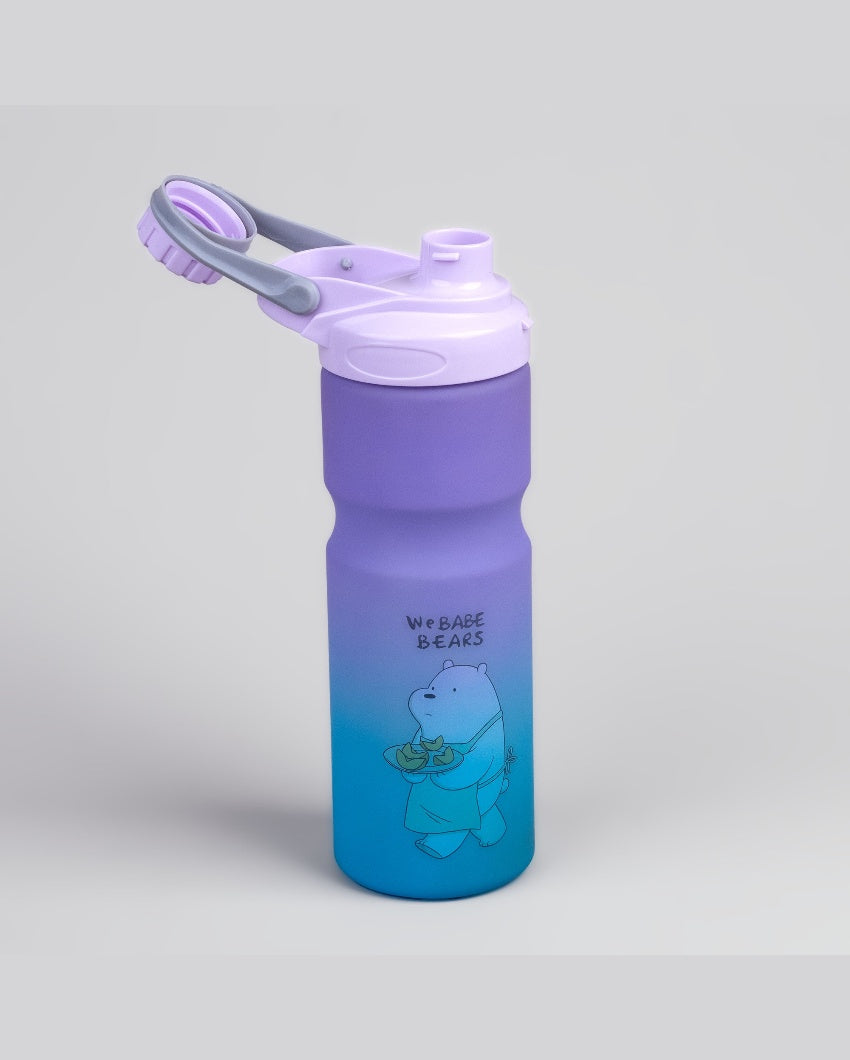 Elegant Purple & Blue Plastic Water Bottles | 3 x 10 inches | 900ml