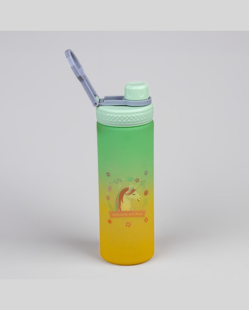 Lively Green & Yellow Plastic Water Bottles | 3 x 10 inches | 900ml